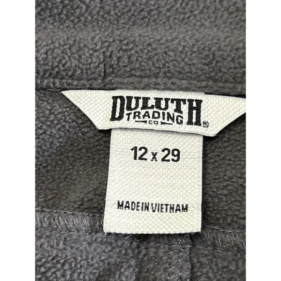 Women's Duluth Lined Flexpedition Utility Cargo Pants Sz 12 Nylon Blend 29" Ins - Picture 11 of 12